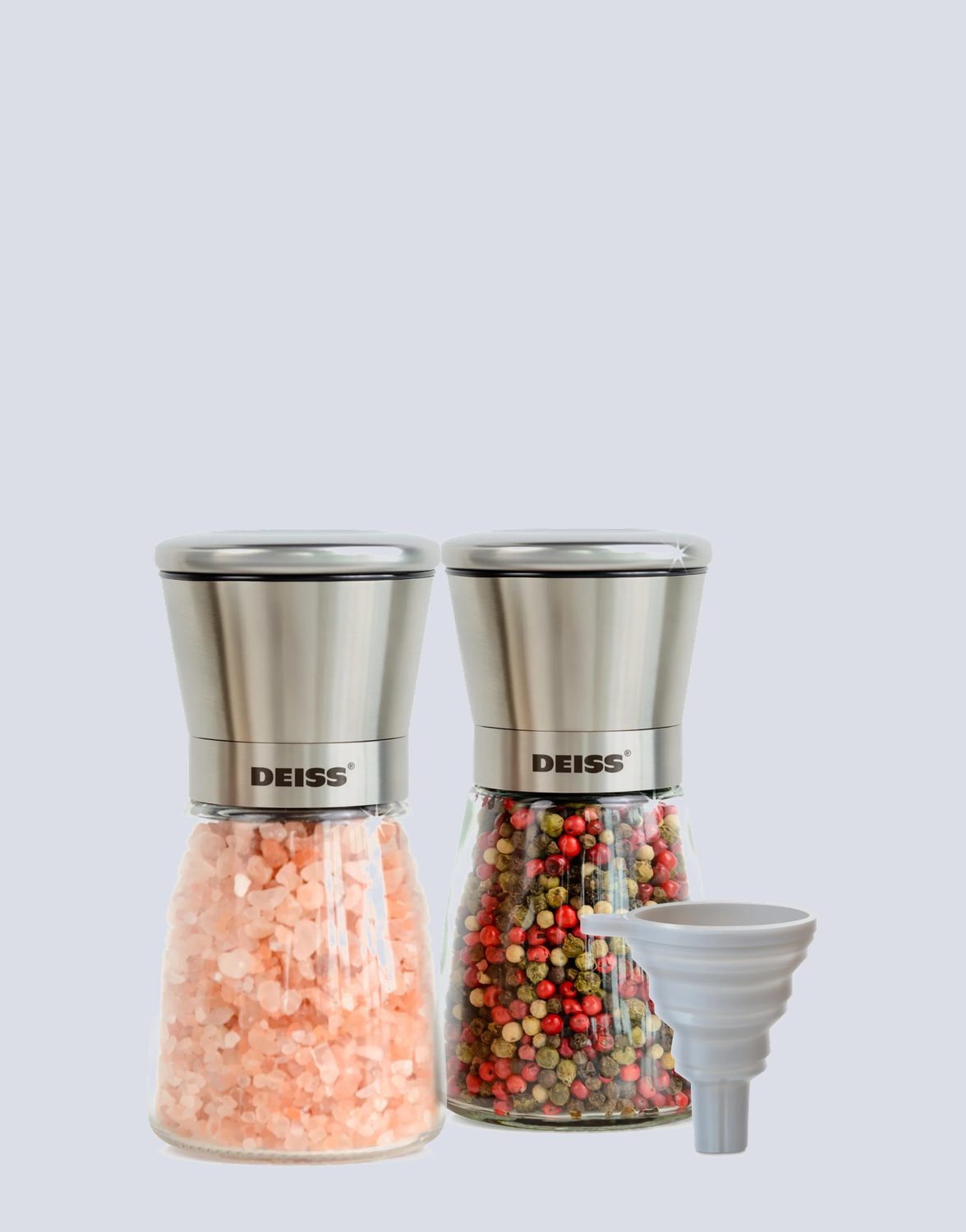 Deiss salt and pepper mills — cutters and presses range